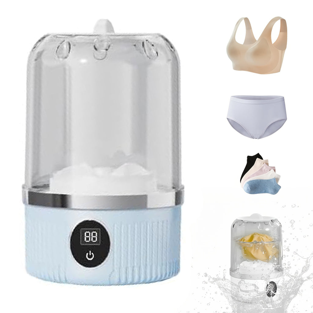 Portable Mini Washing Machine For Bra, Underwear, Socks.