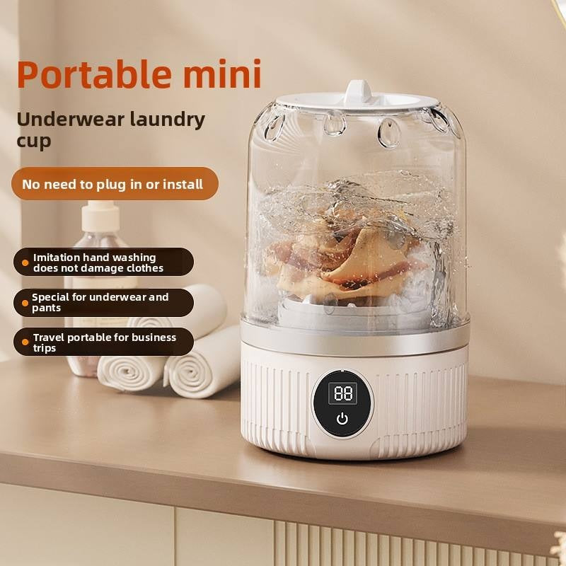 Portable Mini Washing Machine For Bra, Underwear, Socks.