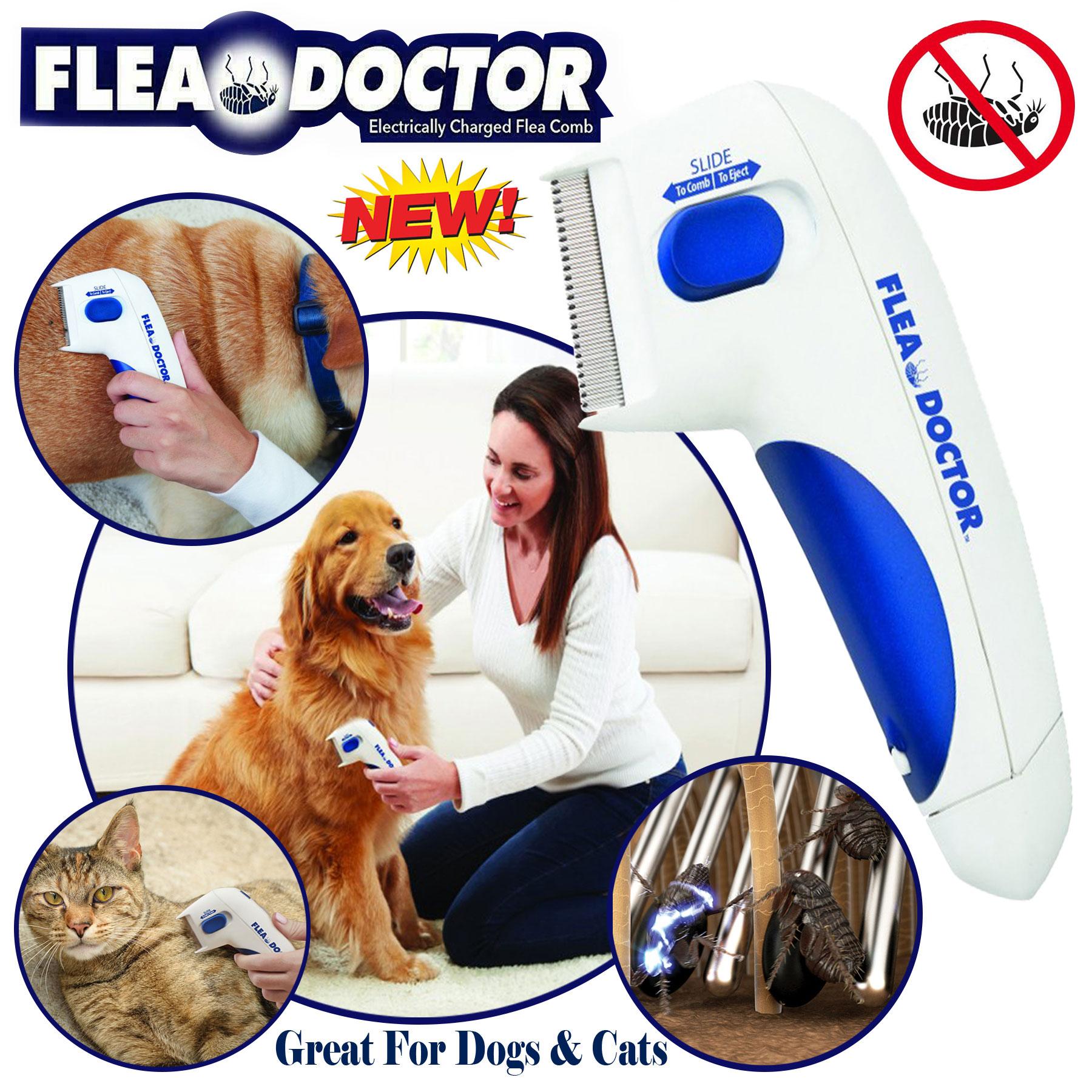 Flea Doctor Electric Flea & Tick Comb for Dogs and Cats_2