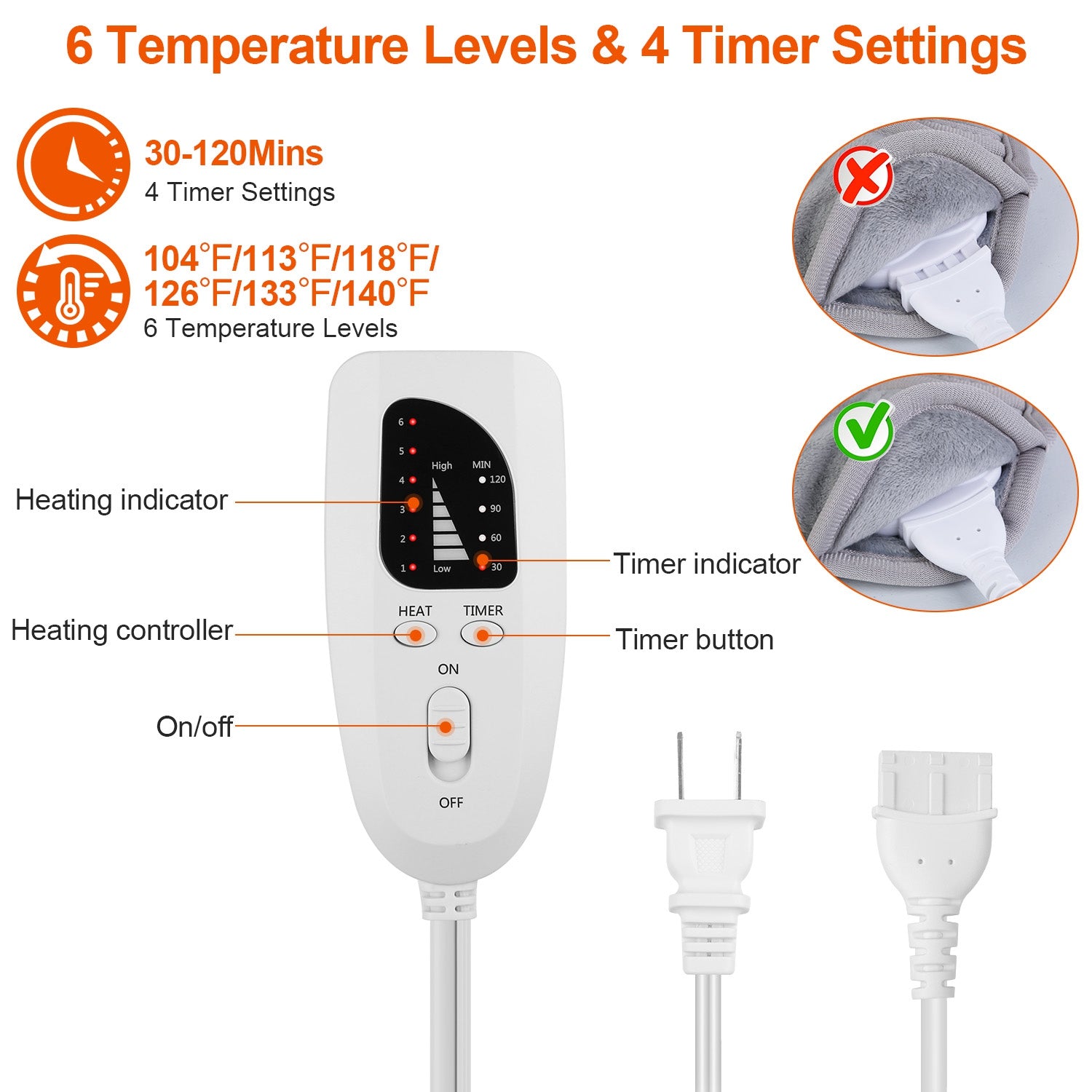 Electric Foot Warmer Heater