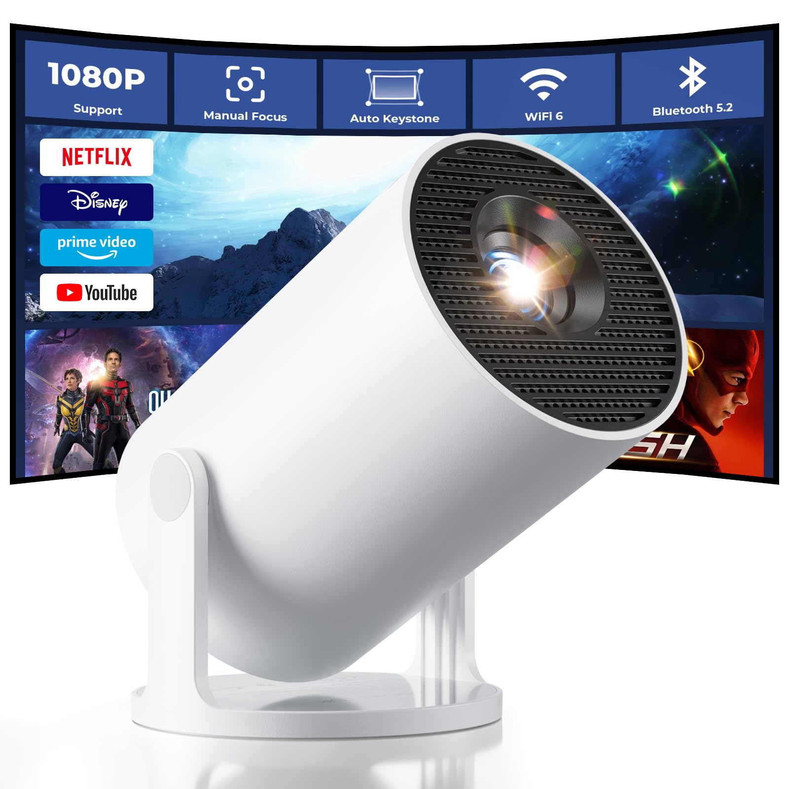 Portable Smart Projector (UK only)