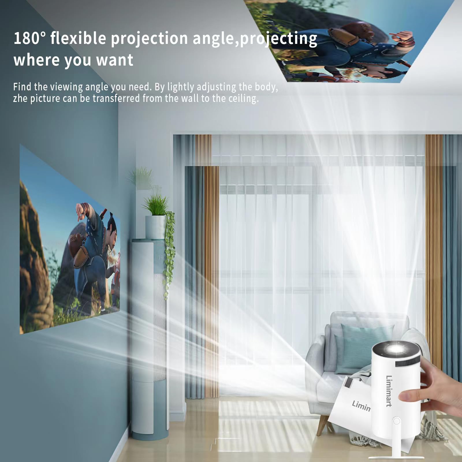 Portable Smart Projector (UK only)