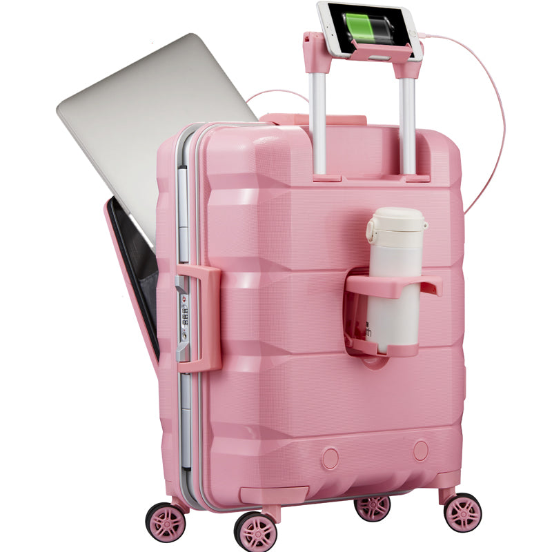 Travel Trolley - Multifunctional Computer Luggage with Aluminum Frame