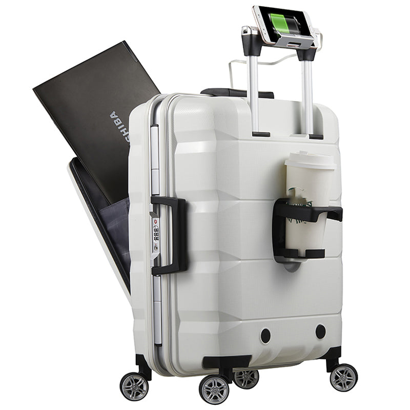 Travel Trolley - Multifunctional Computer Luggage with Aluminum Frame