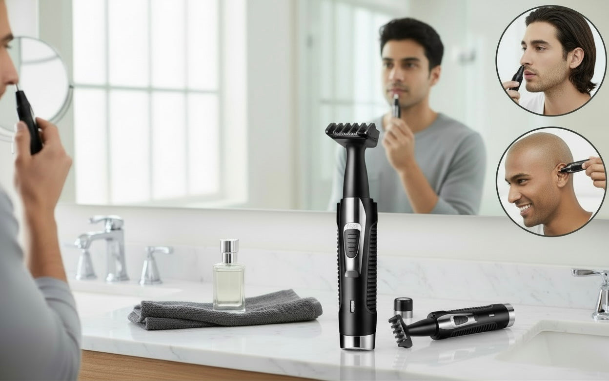 2-in-1 Electric Nose & Ear Hair Trimmer